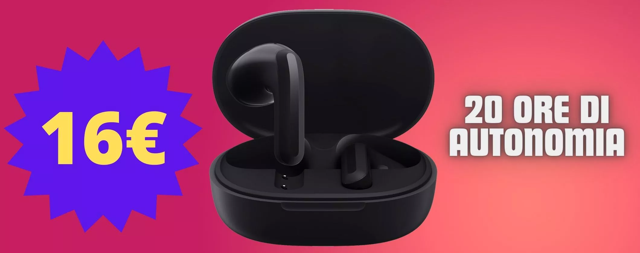 Cuffie Xiaomi Redmi Buds 4 Lite: a 16€ sono praticamente regalate