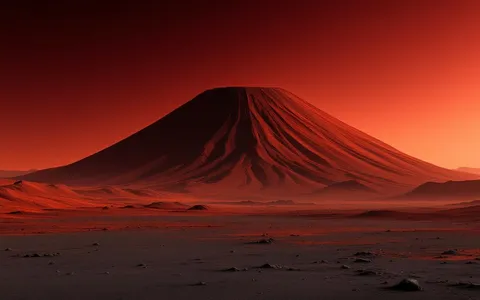 Arsia Mons: Il gigante marziano immortalato dalla sonda Mars Odyssey