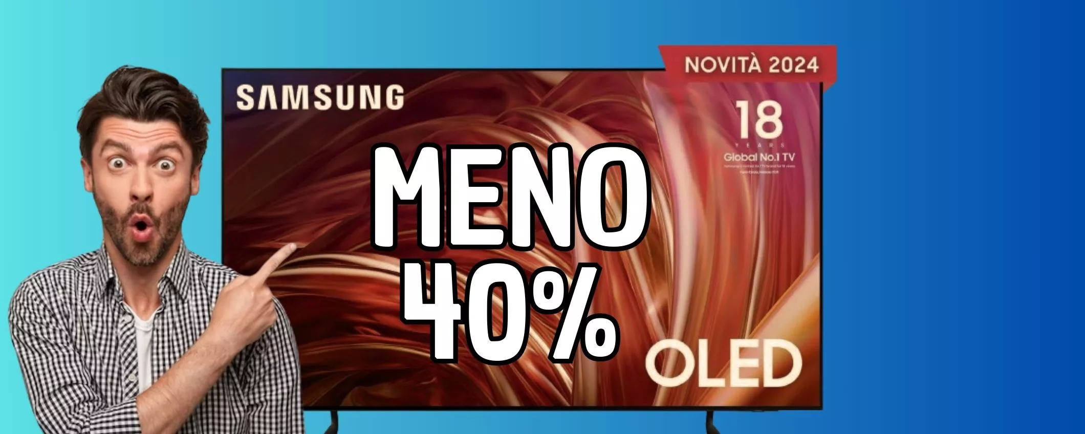 Samsung OLED TV  fascia alta col maxi sconto Amazon!