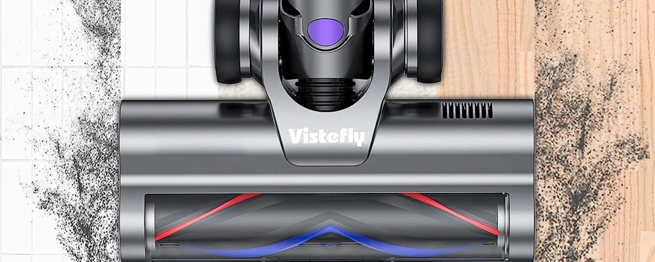 Uguale al DYSON, ma costa solo 199€: scopri Vistefly V15 MAX, aspirapolvere senza fili