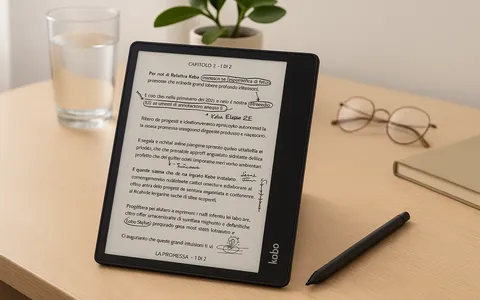 Kobo Elipsa 2E in offerta: risparmia ora su un eReader premium e sostenibile
