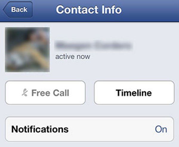 Facebook per iOS, la feature per le chiamate gratuite in VoIP