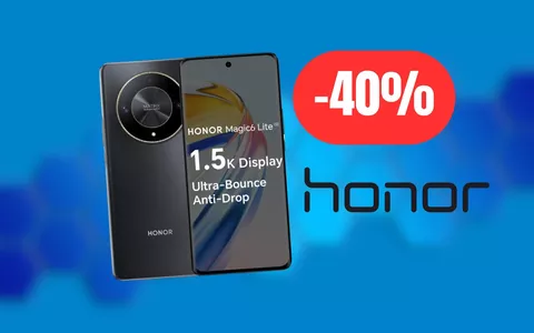 HONOR Magic6 Lite ad un PREZZO OUTLET: Amazon taglia il prezzo del 40%