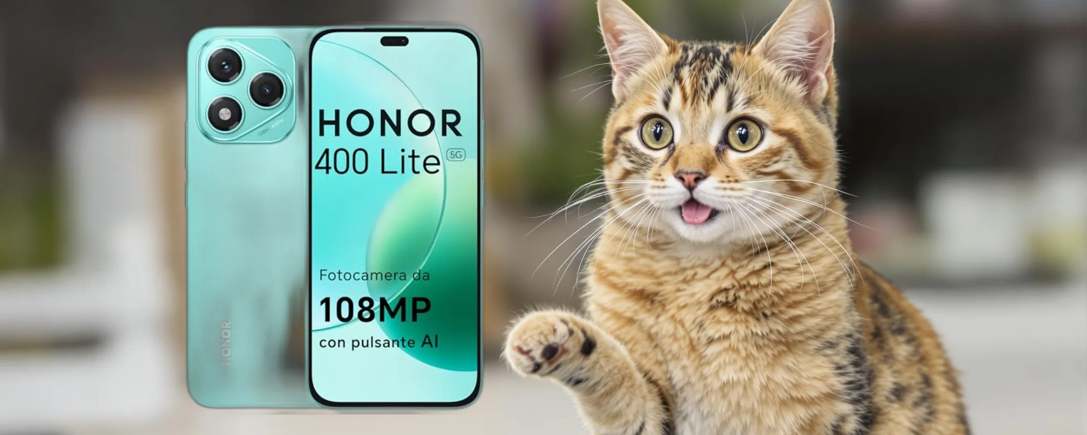 Scopri lo smartphone HONOR 400 Lite: tecnologia avanzata ad un prezzo speciale