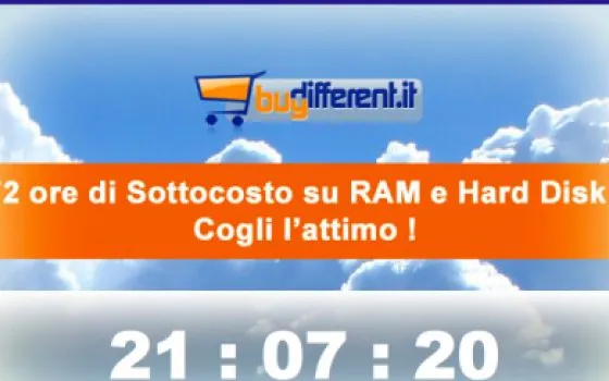Su BuyDifferent memorie sottocosto ancora per poche ore