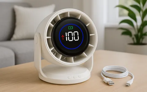 Combatti il caldo con il Ventilatore da tavolo ricaricabile a prezzo mini su Amazon