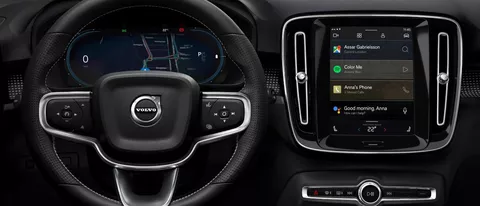 Volvo XC40, auto elettrica con cuore Android