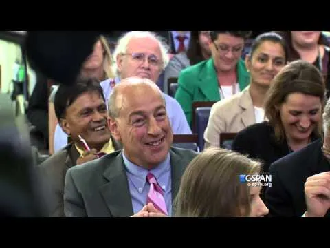 Siri answers a question at White House Press Briefing (C-SPAN)