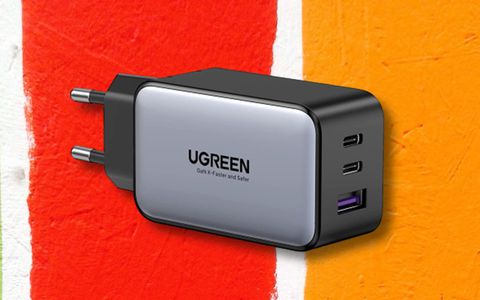 Caricabatterie USB-C da 65W in OFFERTA: ricarica fino a tre dispositivi in contemporanea