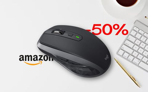 Mouse Logitech Anywhere 2S: Amazon FUORI DI TESTA con lo SCONTO 50%