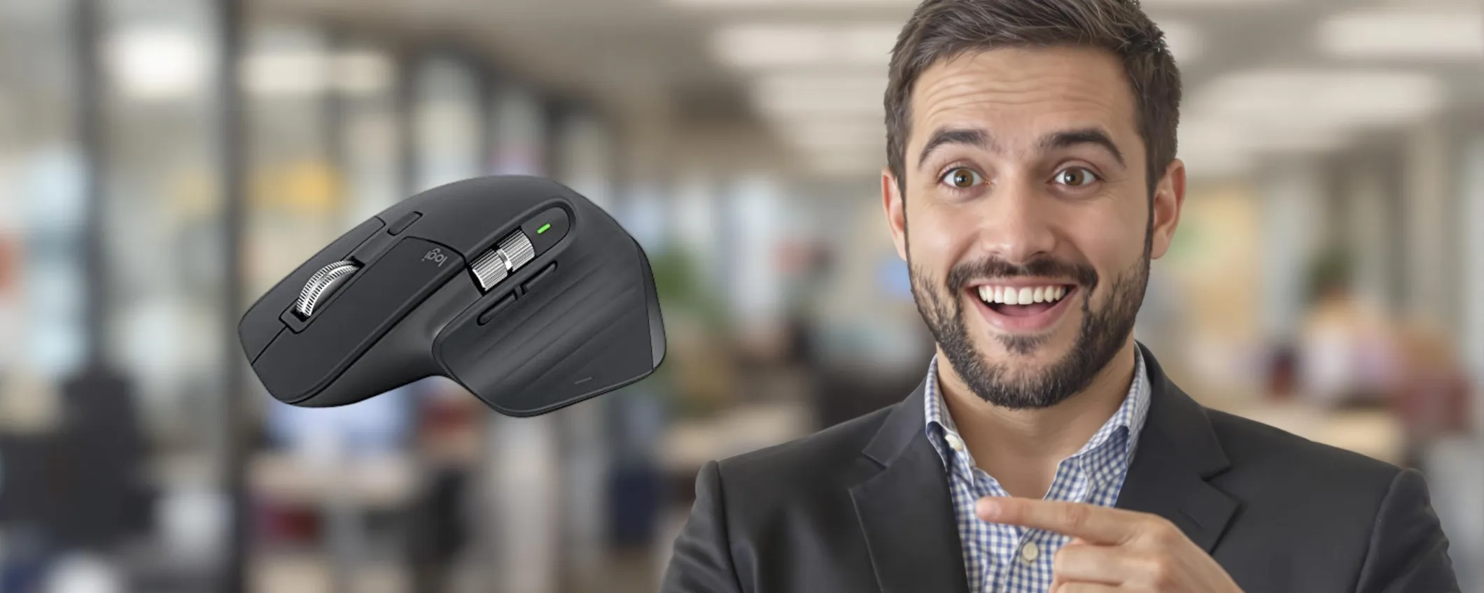 Mouse Logitech MX Master 3S: lo paghi quasi la metà con il maxi sconto del 46%
