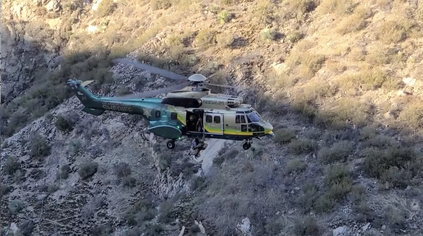 Emergenza SOS via Satellite salva la vita a un uomo caduto in un Canyon