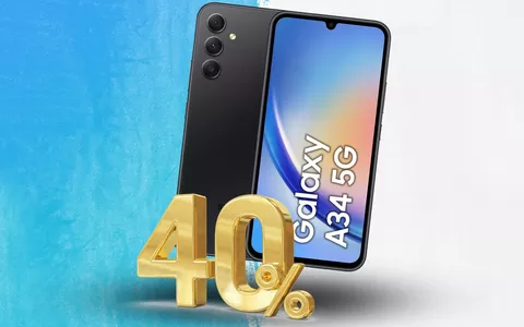 Samsung Galaxy A34: SOLO OGGI con il 40% di sconto per un prezzo STRACCIATO!