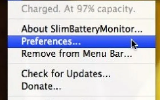 SlimBatteryMonitor: indicatore di batteria snello e compatto