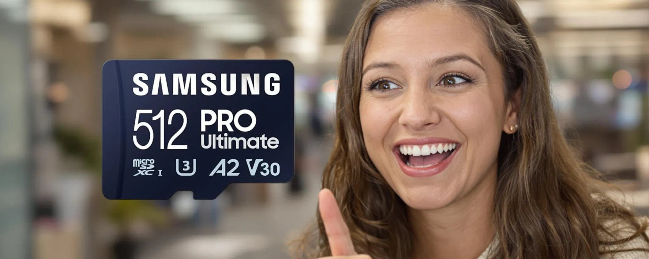 Offerta TOP: Samsung PRO Ultimate MicroSD 512GB a metà prezzo