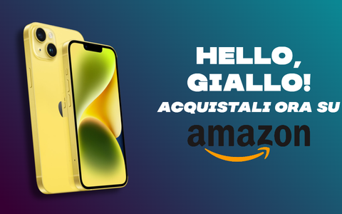 iPhone 14 e iPhone 14 Plus in GIALLO sono disponibili ORA: acquistali su Amazon!