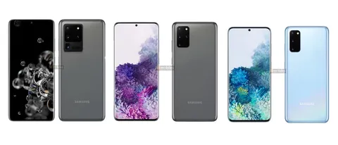 Samsung Galaxy S20, render ufficiali