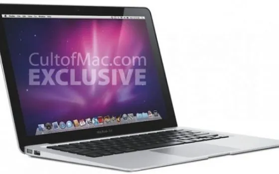 Mock-up del nuovo MacBook Air