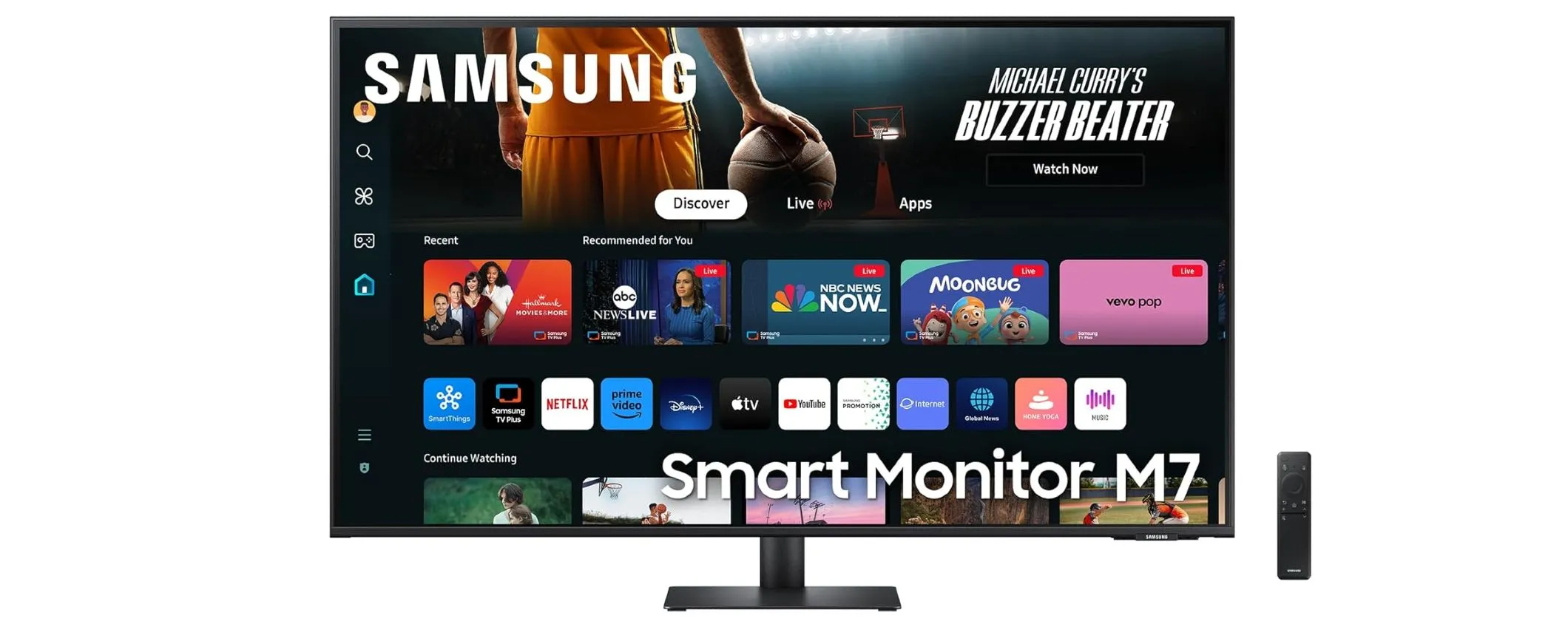 Samsung M7: monitor 4K multifunzione in offerta a 419€ su Amazon