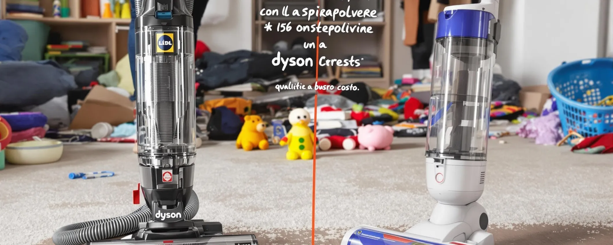 Lidl sfida Dyson con l'aspirapolvere Silvercrest: qualità a basso costo