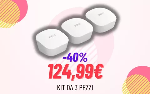 Kit da 3 dispositivi Wi-Fi mesh: 85€ DI SCONTO per poco tempo!