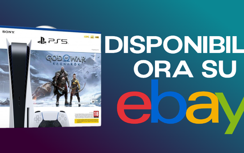 PlayStation 5 con God Of War Ragnarok DISPONIBILE ORA su eBay: meno di 620€ per il bundle