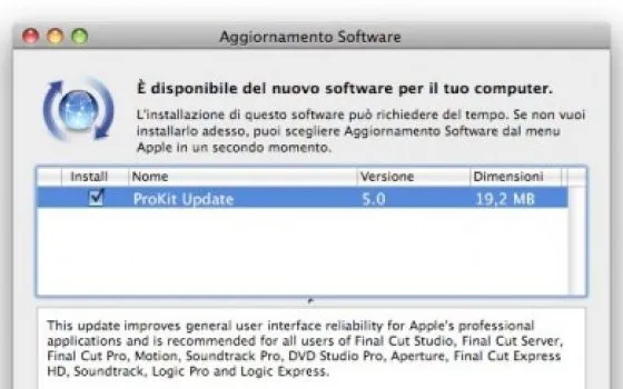 Rilasciato ProKit Update 5.0