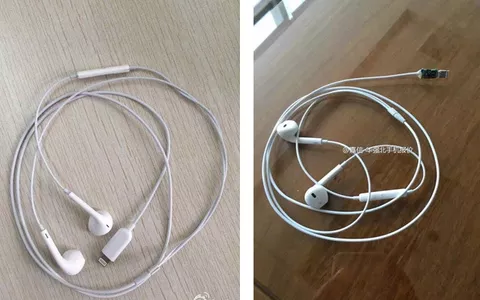 iPhone 7, foto del presunto nuovo modello di EarPods con connettore Lightning