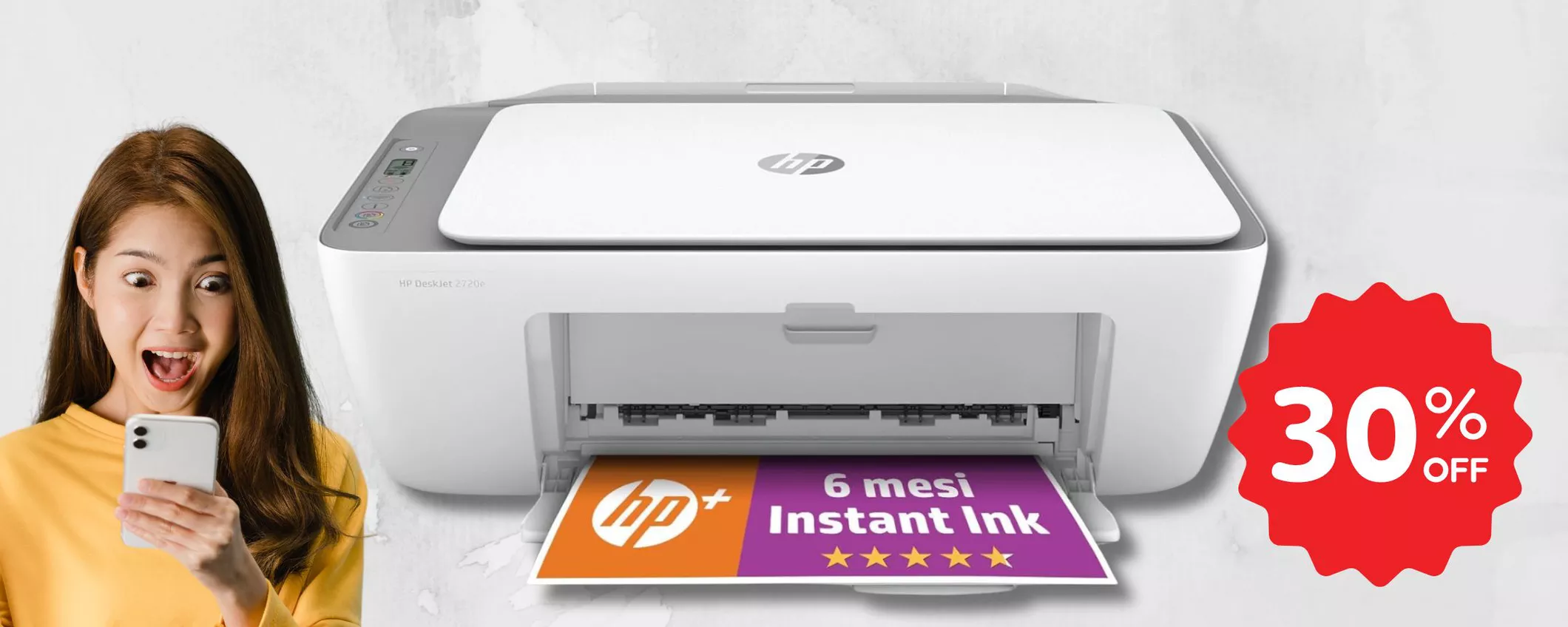 Stampante HP DeskJet: lo SCONTO di oggi è IMPERDIBILE