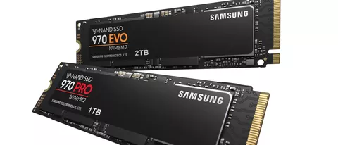 Samsung 970 PRO e 970 EVO, SSD super veloci