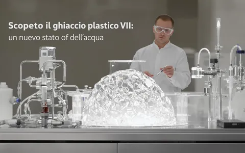 Scoperto il ghiaccio plastico VII: un nuovo stato dell'acqua