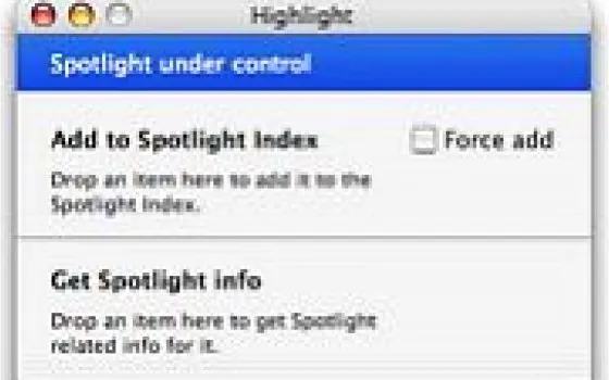 Highlight, Drag and Drop it to Spotlight