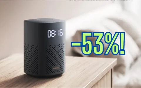 Speaker Xiaomi con assistenza vocale e orologio integrato (-53%)