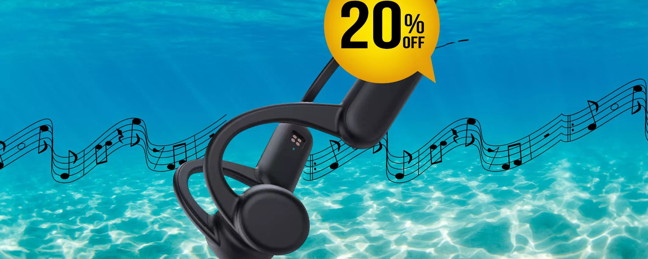 Cuffie MP3 per nuoto e immersione: PREZZO SHOCK per veri appassionati