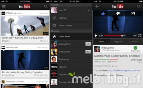 YouTube per iOS, streaming video senza Apple TV
