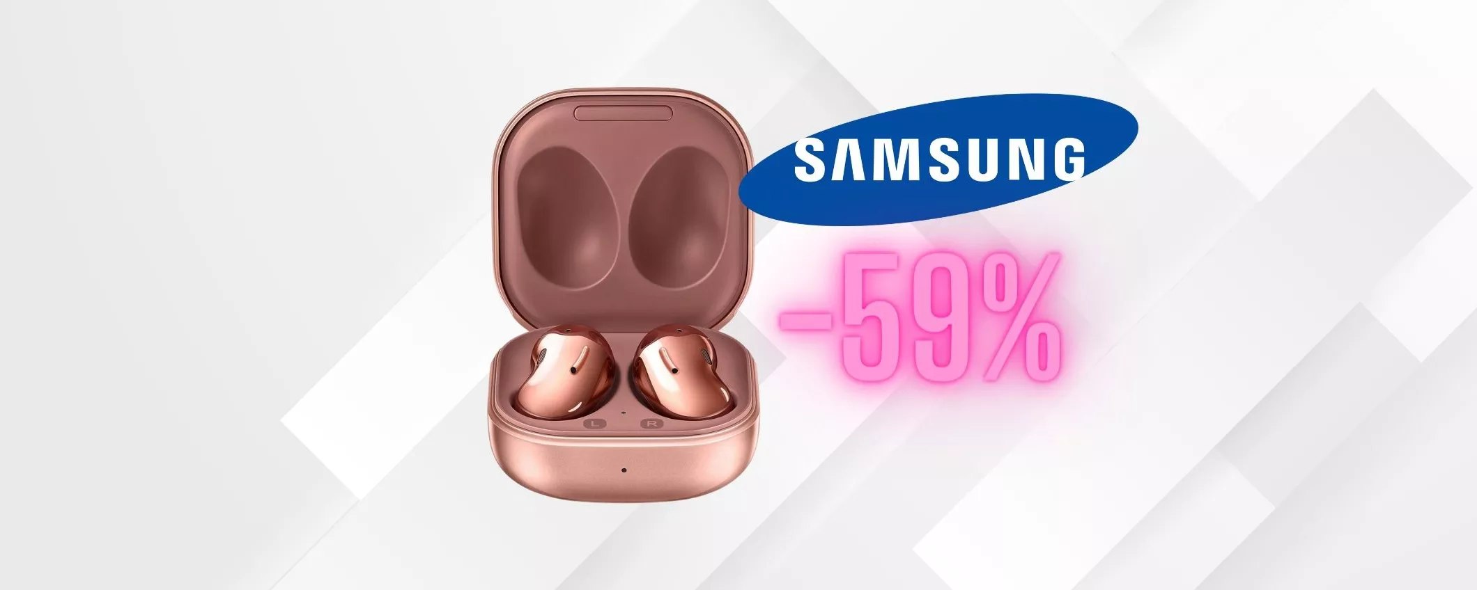 Samsung Galaxy Buds Live al -59%: alta qualità a prezzi stracciati
