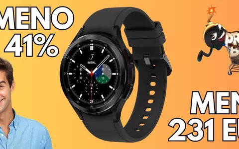 Samsung Galaxy Watch4, il prezzo è PIÙ CHE DIMEZZATO... MENO 58 PER CENTO!