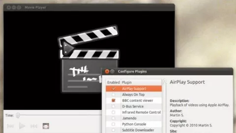 AirPlay incontra Linux: un plugin per Totem