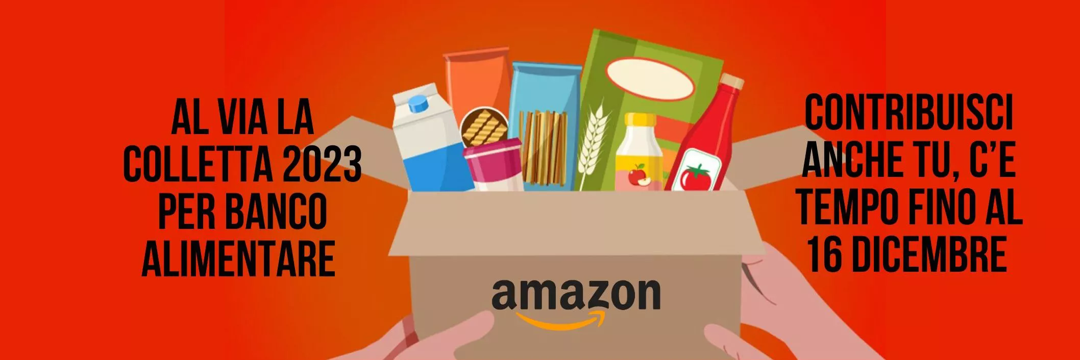 Amazon, parte la Colletta Alimentare 2023: ecco come puoi partecipare