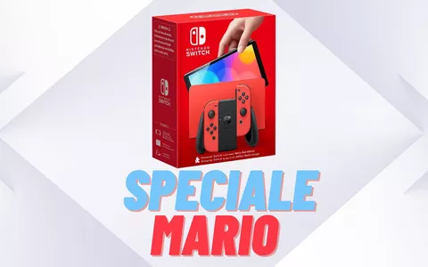 Nintendo Switch OLED edizione SPECIALE Super Mario su Amazon