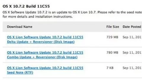 OS X 10.7 Lion beta (11C55) integra tutto iCloud