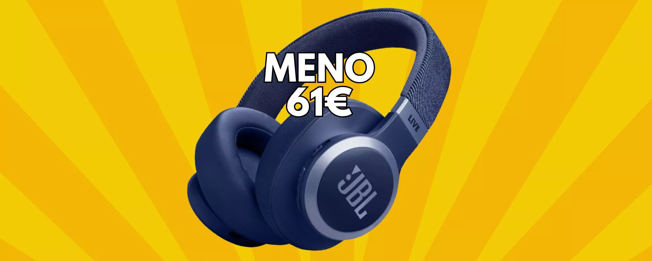 Le cuffie JBL Live 770NC sono Super Premium e anche super scontate MENO 34 PER CENTO