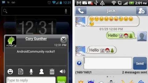 Handcent SMS 4.0 in download su Google Play