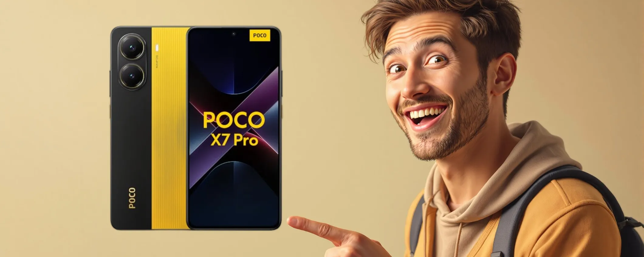 Doppia promozione sullo Xiaomi POCO X7 Pro: oggi è tuo a 100€ in meno