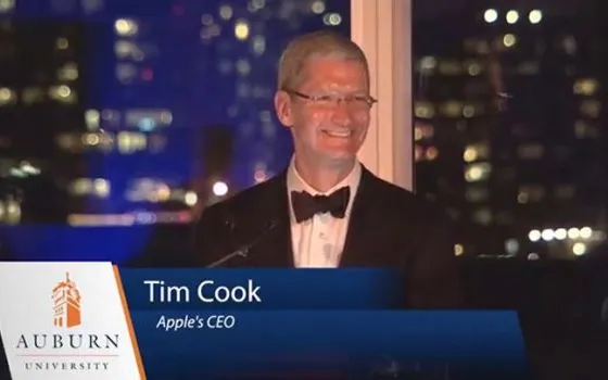Auburn University Award, Tim Cook parla di uguaglianza