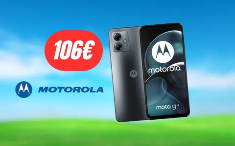 CROLLA IL PREZZO del Motorola G14: 44% di sconto attivo + COUPON