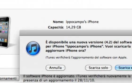 iOS 4.2 ora disponibile per il download [Aggiornato]