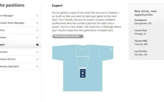Expert in arrivo negli Apple Store