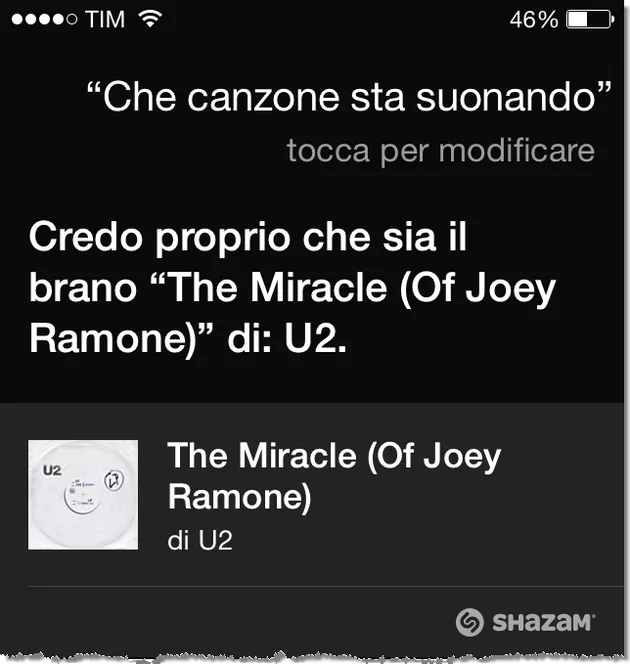 iOS 8 Siri Shazam