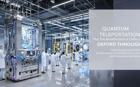 Teletrasporto quantistico: la svolta dell'Università di Oxford